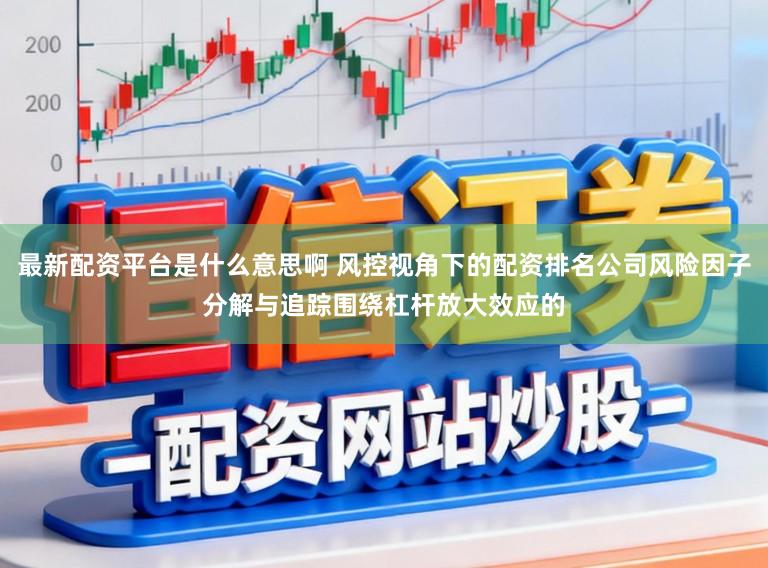 最新配资平台是什么意思啊 风控视角下的配资排名公司风险因子分解与追踪围绕杠杆放大效应的
